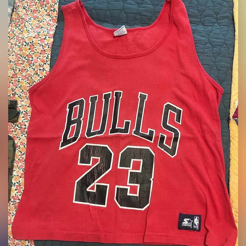 Vintage Chicago Bulls cotton Michael Jordan jersey